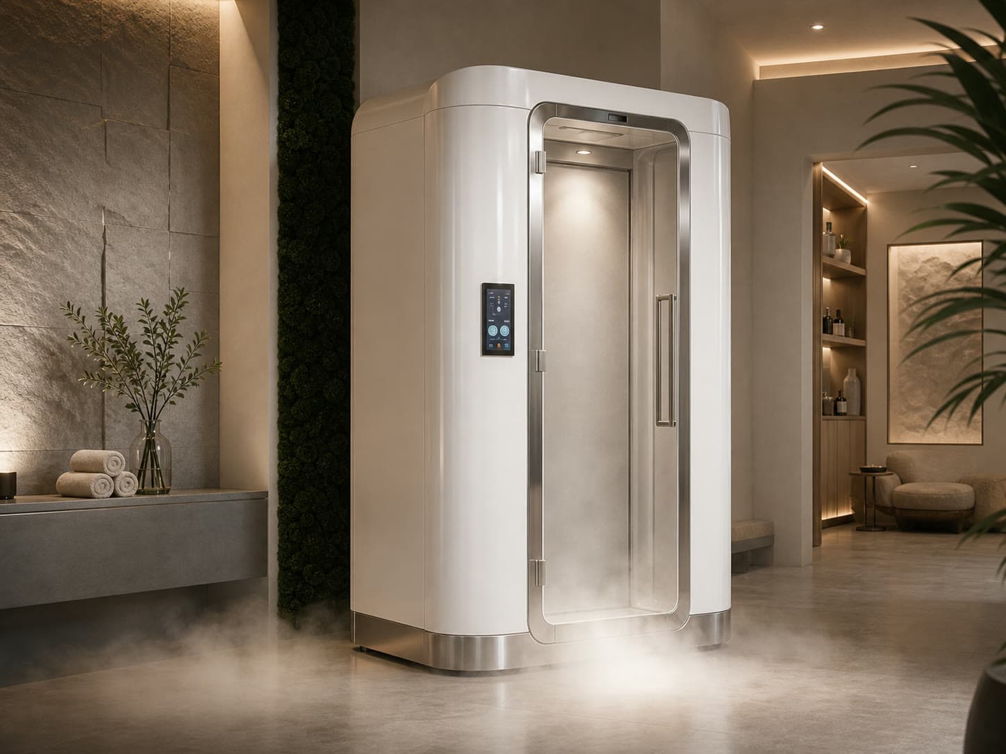 Warm cryotherapy suite at RINOVA.